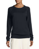 Long-Sleeve Raglan Pullover Tee