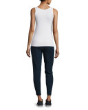 Cashmere Jog Pants with Chain Trim