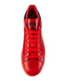 Stan Smith Leather Sneaker, Red