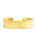 22K Yellow Gold Simple Cuff Bracelet