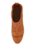 Classic Newbury Woven Leather Bootie