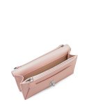 Anouk Leather Envelope Wallet-on-Chain, Pale Rose