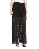 Kimmi Lace Wide-Leg Trousers