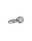 East-West Doublet Carved Ring