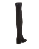 Stuart Weitzman Halftime麂皮过膝靴
