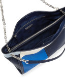 Britten Patchwork Shoulder Bag, Bondi Blue/Multi