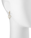 18K Clover Diamond Earring Charms