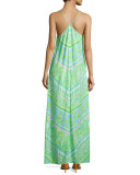 Philomena Sleeveless Printed Maxi Dress