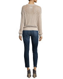 The Stiletto Skinny Cropped Jeans, Pistol