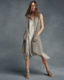 Molly Long Lace Vest