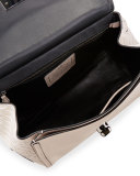 Drifter Floral Top-Handle Bag, Dark Gray Birch