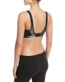 Wire-Free High Impact Sports Bra, Black