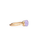 Nudo Rose Gold & Amethyst Mini Ring, Size 54