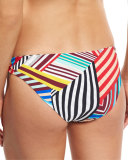 Mediterranean Vacation Multi-Print Strappy Swim Bottom