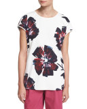 Rivington Pleated-Front Shorts, Sangaria  