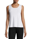 Stretch Silk Jersey Tank
