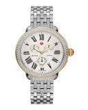 18mm Serein Diamond Stainless Steel Watch Bracelet