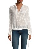 Bennett Floral Tie-Sleeve Top