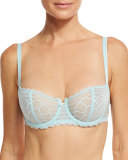Merci Lace Demi Bra, Lagoon