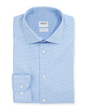 Modern-Fit Textured Dress Shirt, Light Blue