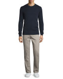 Interlock Long-Sleeve Cashmere Sweater