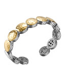 Palu 18k Gold & Silver Flex Cuff