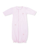 Heart to Heart Convertible Sleep Gown, Pink, Size Newborn-Small