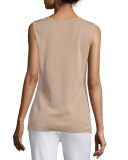 Crewneck Tank, Sand, Petite