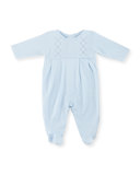 Baby Argyle Pima Baby Hat, Light Blue