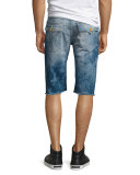 Ricky Denim Cutoff Shorts, Indigo Tide