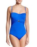 Crystal Clear Bandeau One-Piece