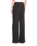 Tems Wide-Leg Pants, Black