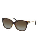 Polarized Gradient Square Sunglasses