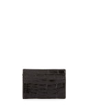 Alligator Card Case, Black