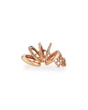 Camouflage Rose Gold & Diamond Flex Ring