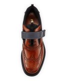 Runway Hybrid Brogue Sneaker, Brown