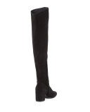 Blythe Suede 75mm Over-the-Knee Boot, Black