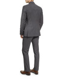 Johnstons Lennon Fine-Striped Slim-Fit Basic Two-Piece Suit, Gray