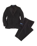 Fairbanks Wool Tuxedo, Black, Boy's Sizes 4-7