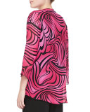 Groovy Swirl Drape Jacket