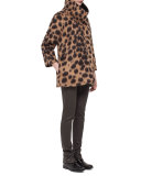 Spotted Stand-Collar Coat, Date