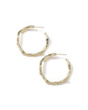 18K Gold Glamazon Reef Hoop Earrings