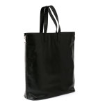 Rider Leather Shopping Bag, Black