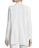 Studded Long Jacket, Cream