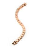 Rose Gold-Plated Medium Cylinder Bracelet
