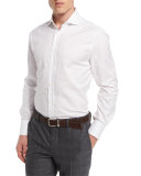 Fine-Gauge V-Neck Sweater, Plum