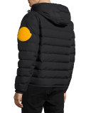 Dinard Hooded Puffer Jacket, Black