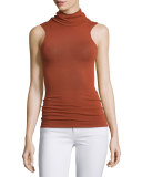 Farley Sleeveless Turtleneck Top