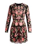 Needle & Thread Embroidered Rose Dress