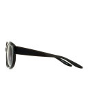 Patchett Gradient Sunglasses, Black/Smolder